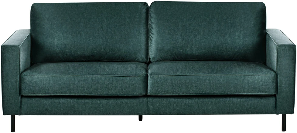 Sofa Beliani 4 vietų svetainės baldų komplektas SAVALEN, veliūras, tamsiai žalias