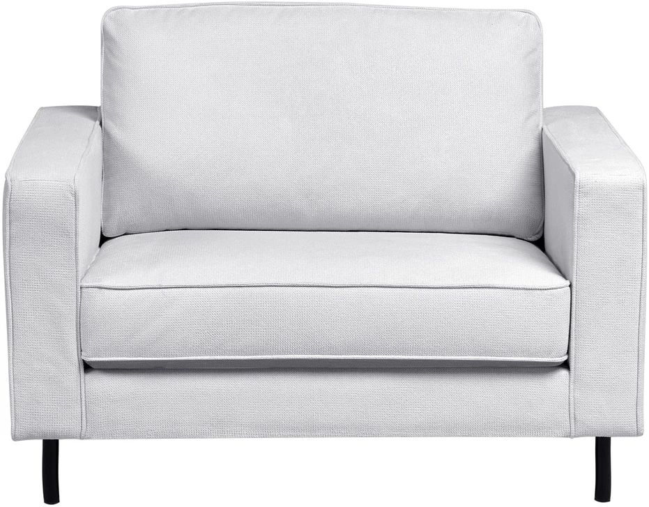 Sofa Beliani 4 vietų svetainės baldų komplektas SAVALEN šviesiai pilkas
