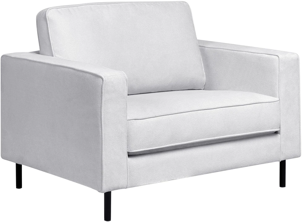 Sofa Beliani 4 vietų svetainės baldų komplektas SAVALEN šviesiai pilkas