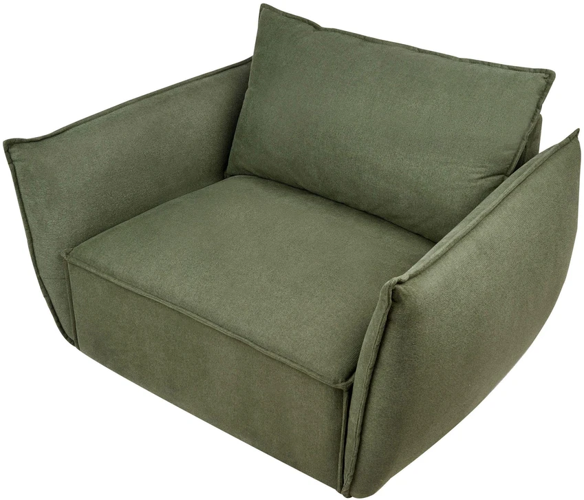 Sofa Beliani 5 asm. svetainės baldų komplektas KUNES žalias