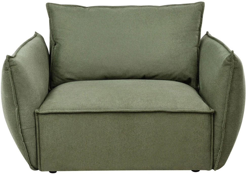 Sofa Beliani 5 asm. svetainės baldų komplektas KUNES žalias