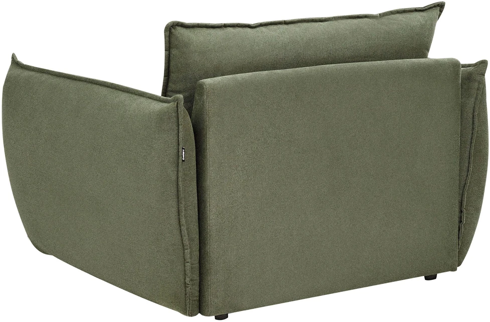 Sofa Beliani 5 asm. svetainės baldų komplektas KUNES žalias