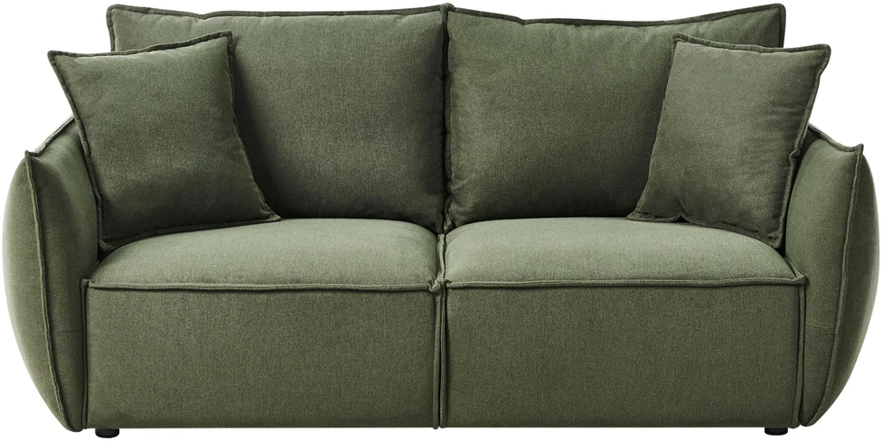 Sofa Beliani 5 asm. svetainės baldų komplektas KUNES žalias