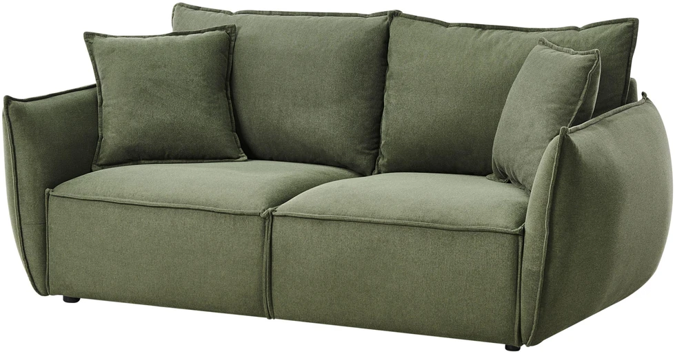 Sofa Beliani 5 asm. svetainės baldų komplektas KUNES žalias