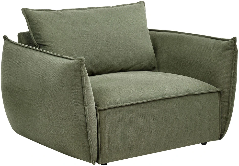 Sofa Beliani 5 asm. svetainės baldų komplektas KUNES žalias