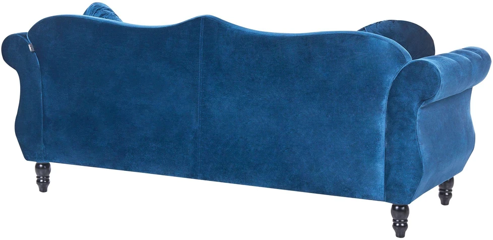 Sofa Beliani 5-vietis minkštų baldų komplektas SKIEN, aksominis, tamsiai mėlynas