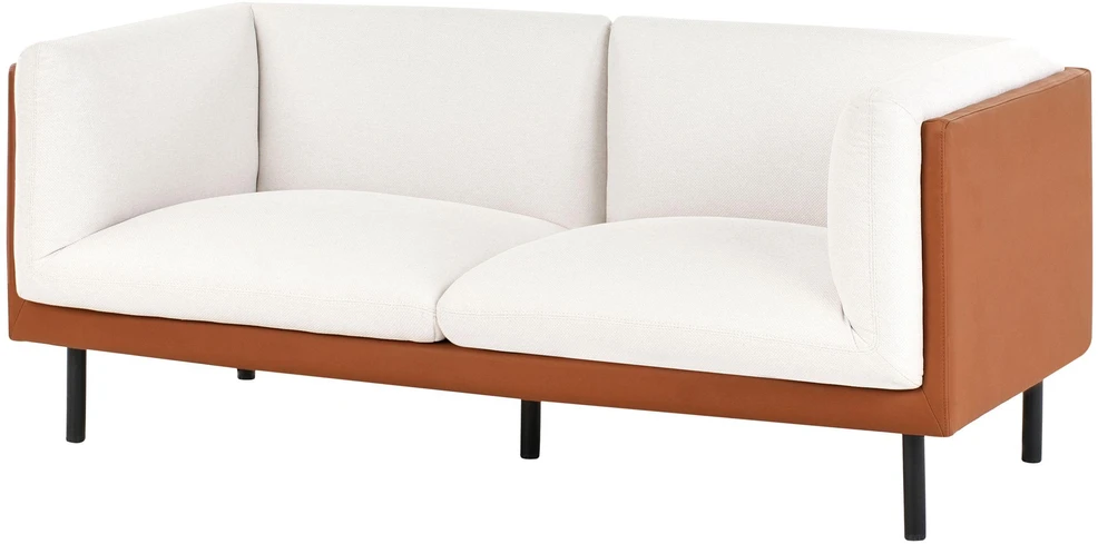 Sofa Beliani 5 vietų baldų komplektas VORGOD, kreminė balta