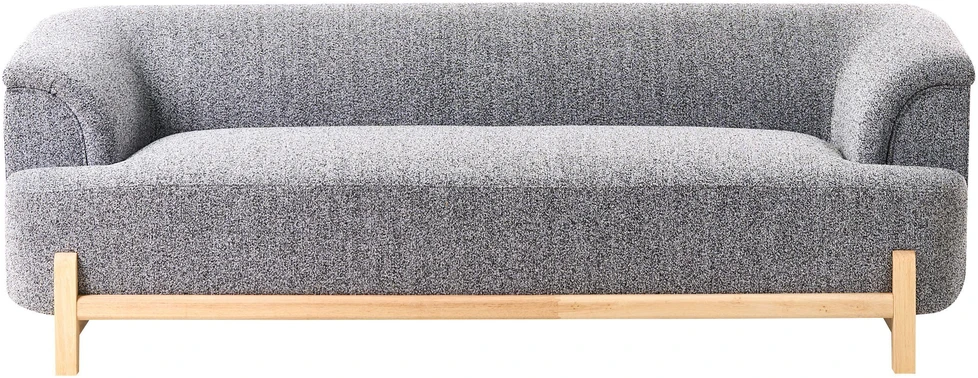 Sofa Beliani 5 vietų minkštų baldų komplektas ALNOR tamsiai pilkas