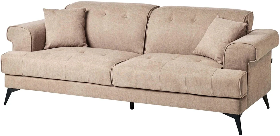 Sofa Beliani 5 vietų minkštų baldų komplektas SKIVE šviesiai rudas