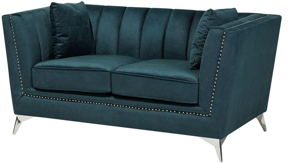 Sofa Beliani 5 vietų minkštų baldų komplektas GAULA, azuro veliūras