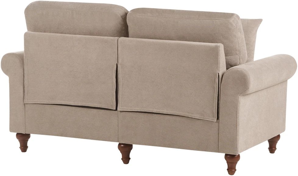 Sofa Beliani 5 vietų poilsio baldų komplektas GINNERUP, smėlio ir rusvos spalvos