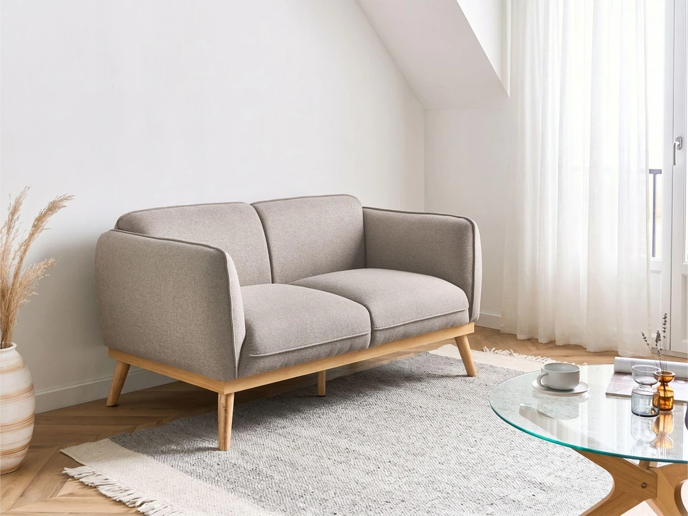 Sofa Beliani 5 vietų poilsio baldų komplektas LJUNG šviesiai rudas