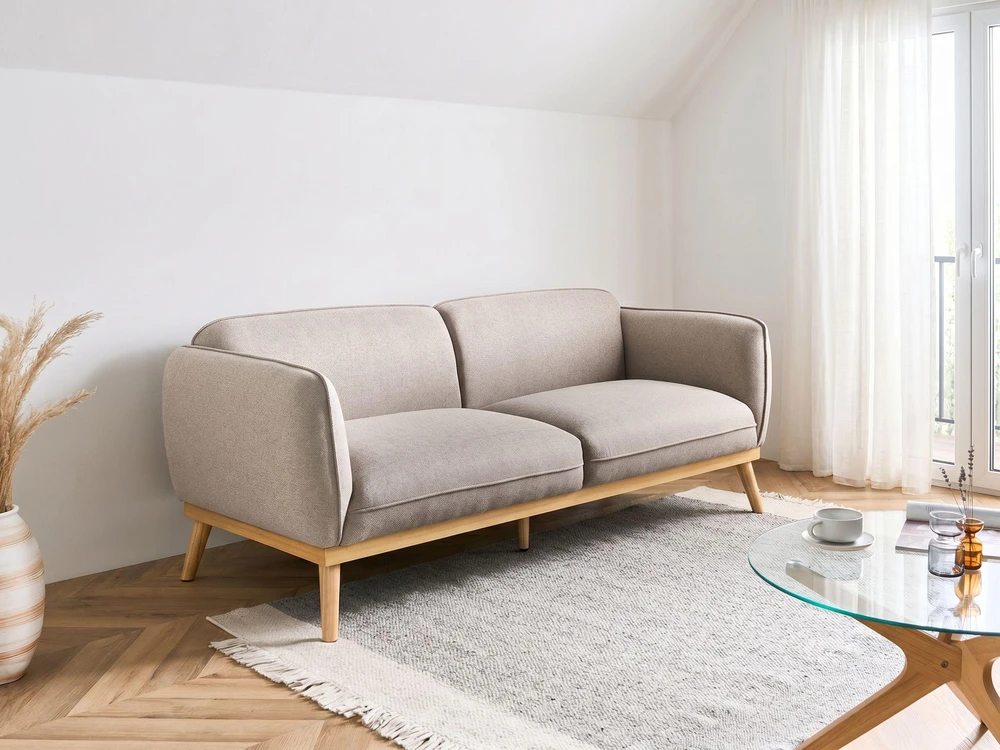 Sofa Beliani 5 vietų poilsio baldų komplektas LJUNG šviesiai rudas