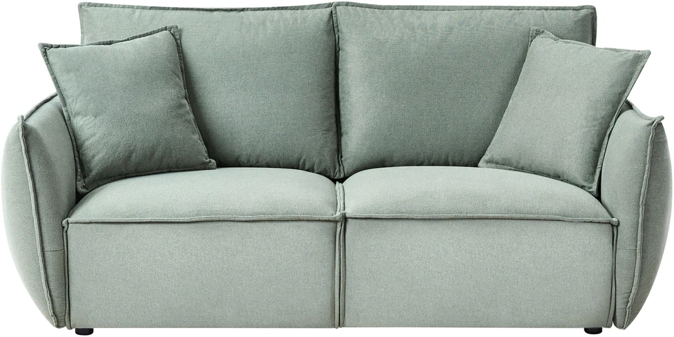 Sofa Beliani 5 vietų poilsio baldų komplektas KUNES šviesiai žalias