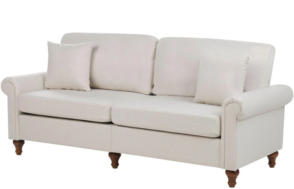 Sofa Beliani 5 vietų poilsio komplektas GINNERUP, šviesiai smėlio spalvos