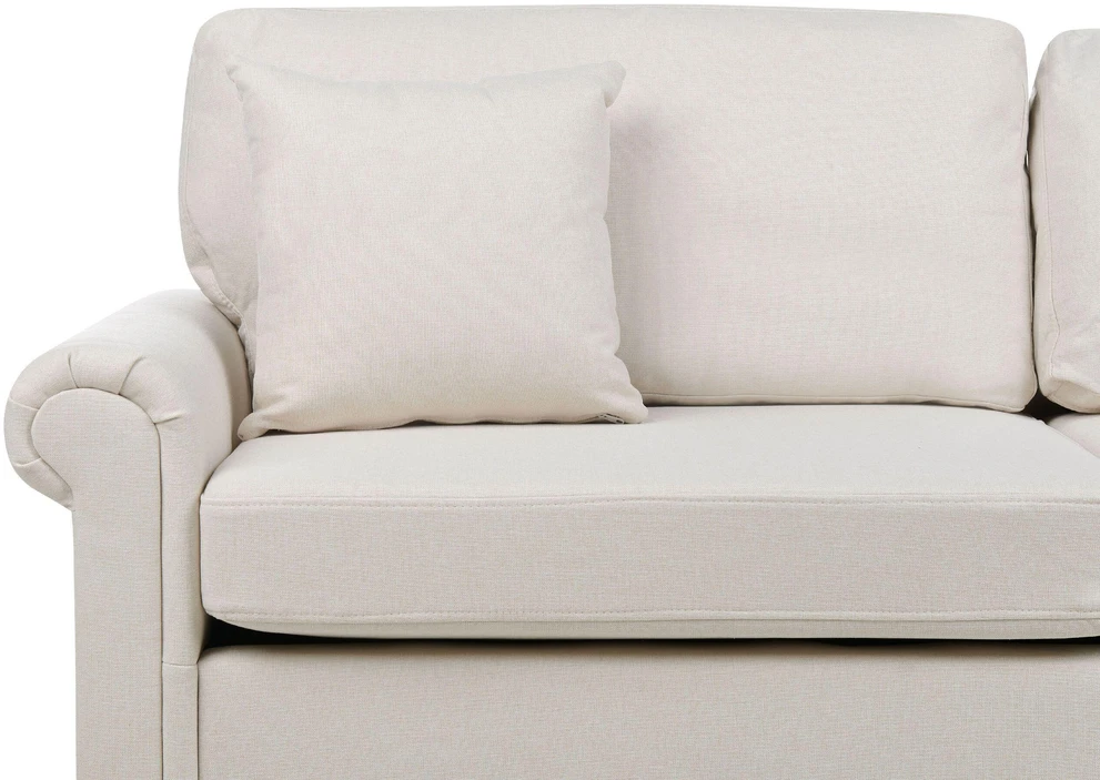 Sofa Beliani 5 vietų poilsio komplektas GINNERUP, šviesiai smėlio spalvos