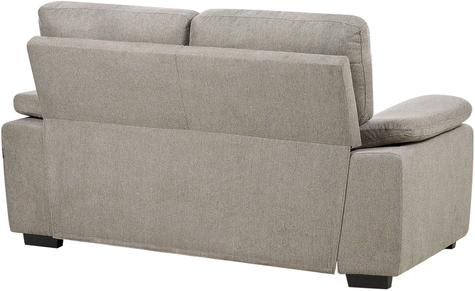 Sofa Beliani 5 vietų poilsio komplektas VOGAR šviesiai rudas