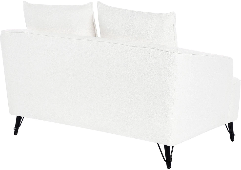 Sofa Beliani 5 vietų svetainės baldų komplektas HOBRO Boucle baltas