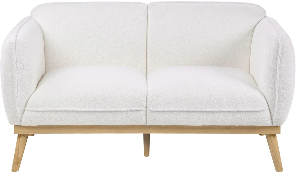 Sofa Beliani 5 vietų svetainės baldų komplektas LJUNG, baltas boucle audinys