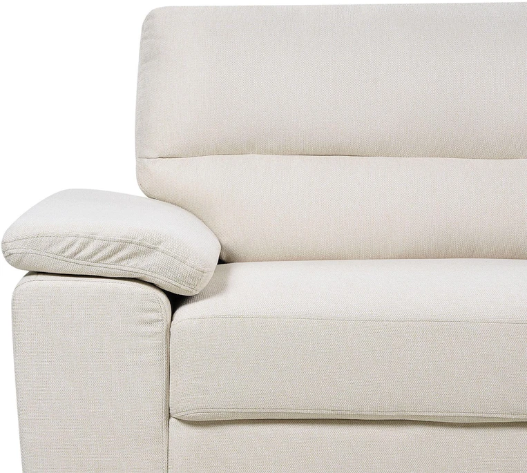 Sofa Beliani 5 vietų svetainės baldų komplektas VOGAR šviesiai smėlio spalvos