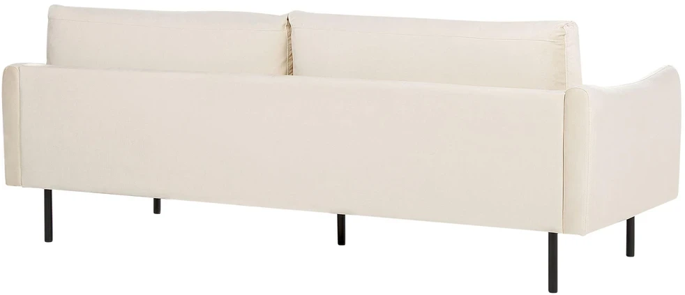 Sofa Beliani 5 vietų svetainės baldų komplektas VINTERBRO, veliūrinis, šviesiai smėlio spalvos su pufu