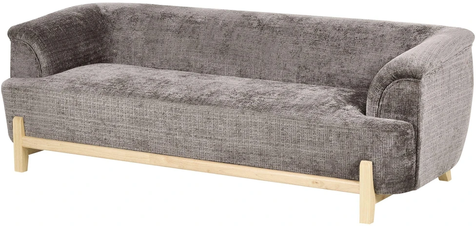 Sofa Beliani 5 vietų svetainės baldų komplektas ALNOR, šenilinis, rudas