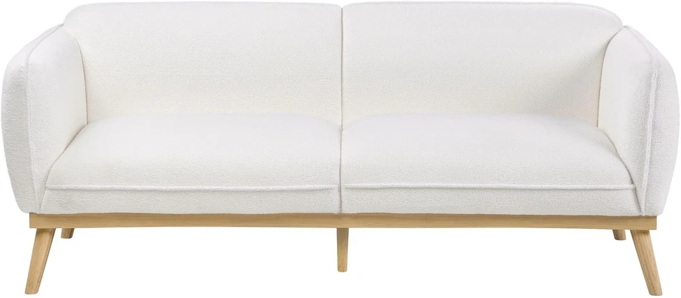 Sofa Beliani 5 vietų svetainės baldų komplektas LJUNG, baltas boucle audinys