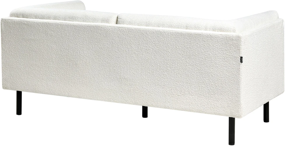 Sofa Beliani 5 vietų svetainės baldų komplektas VORGOD Boucle, kreminės baltos spalvos