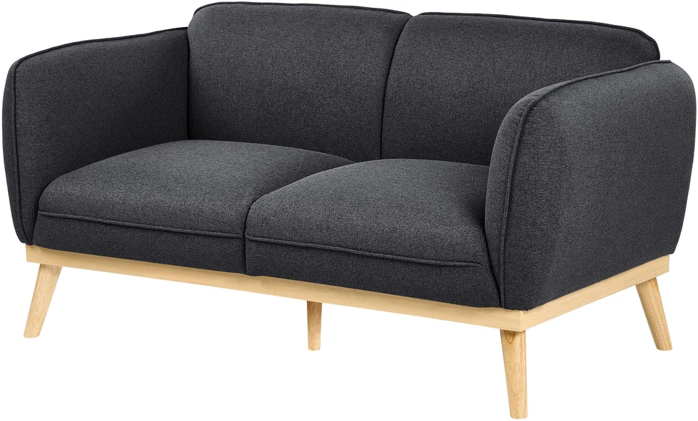 Sofa Beliani 5 vietų svetainės baldų komplektas LJUNG, juodas