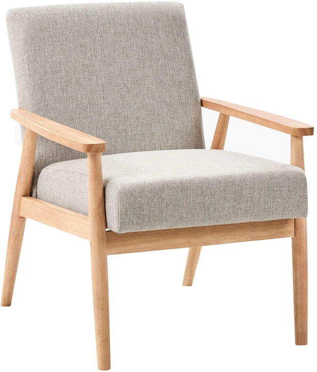 Sofa Beliani 6 asmenų svetainės baldų komplektas ESRUM šviesiai rudas / pilkas