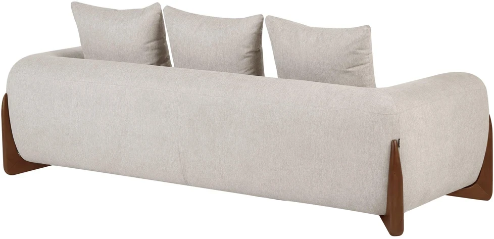 Sofa Beliani 6 vietų poilsio baldų komplektas VINLIDEN smėlio ir rusvos spalvos