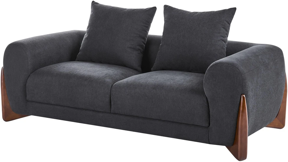 Sofa Beliani 6 vietų poilsio baldų komplektas VINLIDEN, juodas