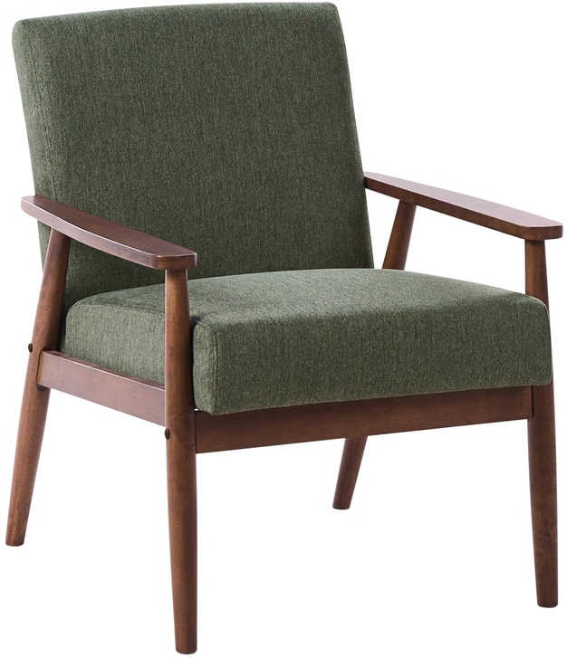 Sofa Beliani 6 vietų svetainės baldų komplektas ESRUM tamsiai ruda / žalia