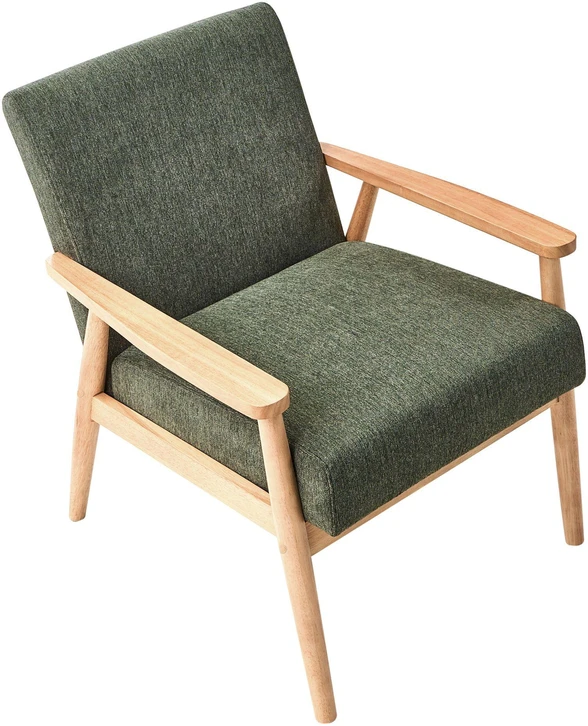 Sofa Beliani 6 vietų svetainės baldų komplektas ESRUM šviesiai rudas / žalias