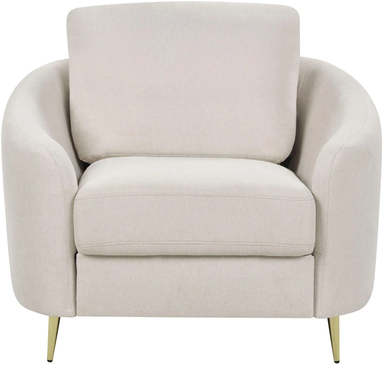 Sofa Beliani 6 vietų svetainės baldų komplektas TROSA šviesiai smėlio spalvos