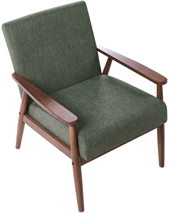 Sofa Beliani 6 vietų svetainės baldų komplektas ESRUM tamsiai ruda / žalia
