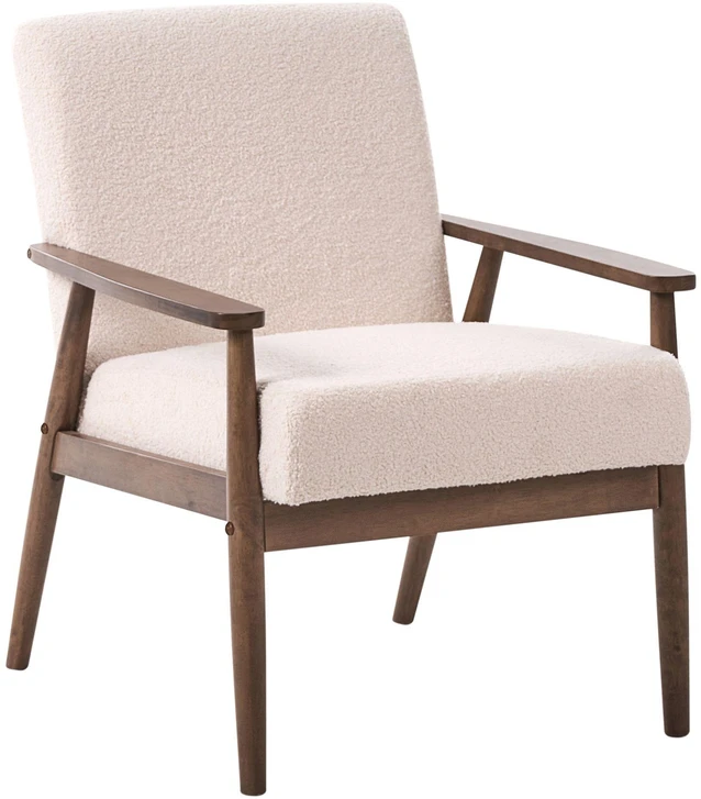 Sofa Beliani 6-vietų svetainės baldų komplektas ESRUM Boucle tamsiai ruda/smėlio spalvos