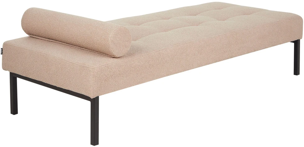 Sofa Beliani CHINON šezlongas, „Bouclé“, smėlio spalvos