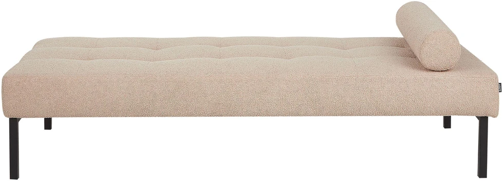 Sofa Beliani CHINON šezlongas, „Bouclé“, smėlio spalvos