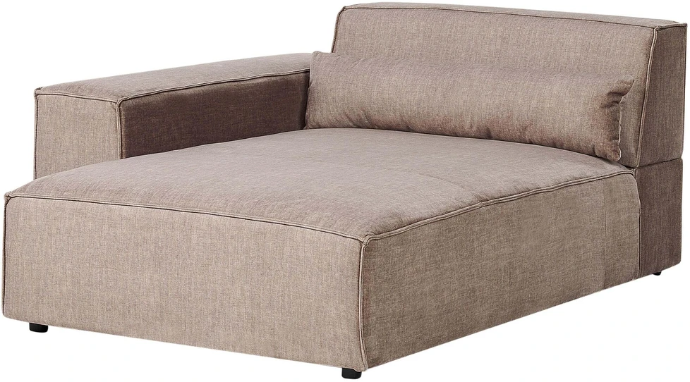 Sofa Beliani Dešinės pusės šezlongas HELLNAR, šviesiai rudas