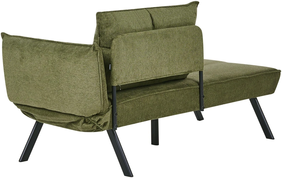 Sofa Beliani Dešinės pusės šezlongas ROCAMADOUR, žalias