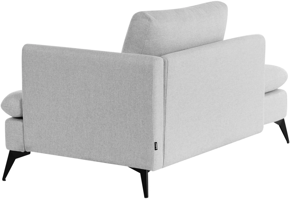 Sofa Beliani Dešininė šezlongas SIEVOZ šviesiai pilkos spalvos