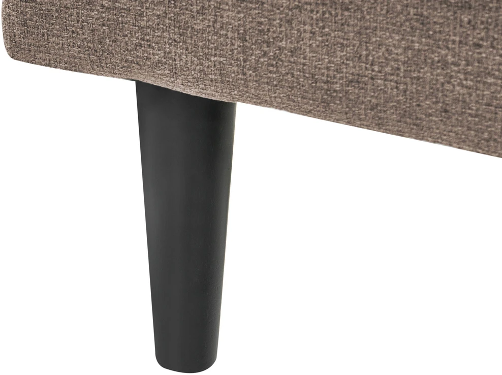 Sofa Beliani Dešininė šezlongas YVOIRE smėlio spalvos