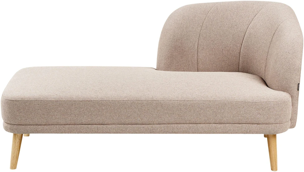 Sofa Beliani Dešininė šezlongo kėdė TANLAY šviesiai ruda