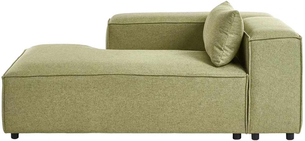 Sofa Beliani Dešininis gultas BRANDE Šviesiai žalias