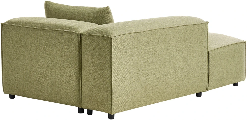 Sofa Beliani Dešininis gultas BRANDE Šviesiai žalias