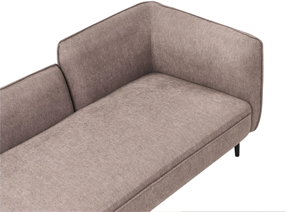 Sofa Beliani Dešininis gultas CHEVANNES šviesiai rudas