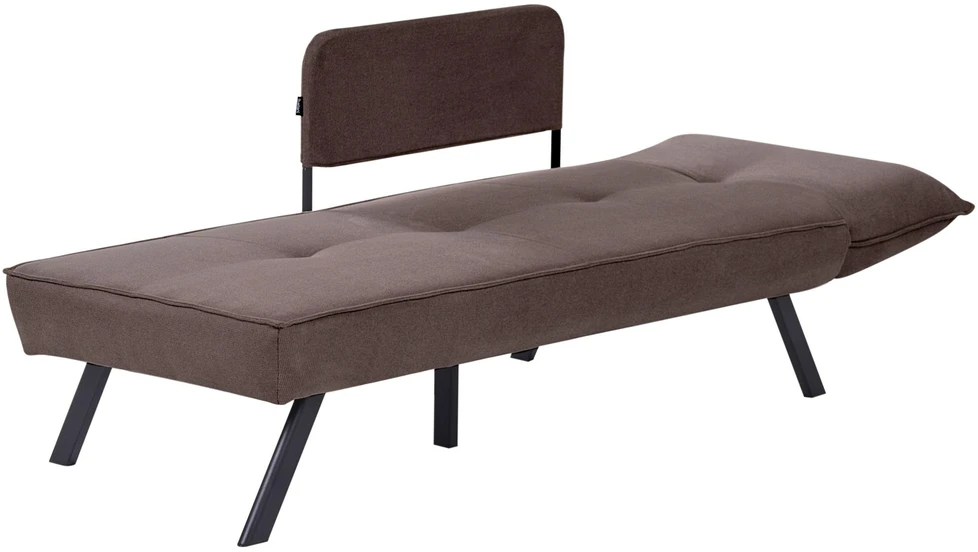 Sofa Beliani Dešininis šezlongas ROCAMADOUR rudas