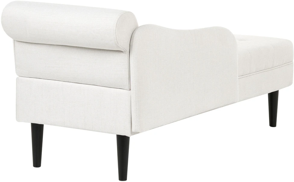 Sofa Beliani Dešininis šezlongas YVOIRE, pieno baltumo