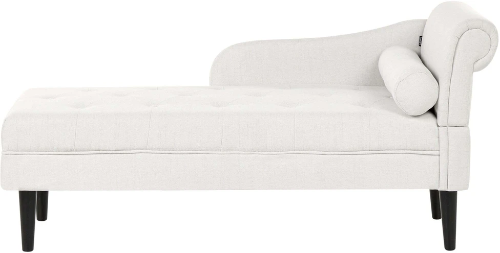 Sofa Beliani Dešininis šezlongas YVOIRE, pieno baltumo